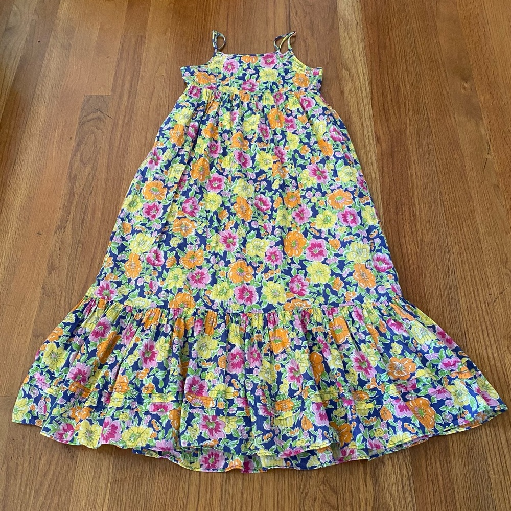 Ralph Lauren Maxi Batiste Floral Kids Dress - Picture 9 of 10